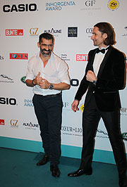 Schauspieler Erdal Yildiz, Marc Czemper (Sales Manager - Watch Division Europa CASIO Europe GmbH)  (©Foto: Martin Schmitz)